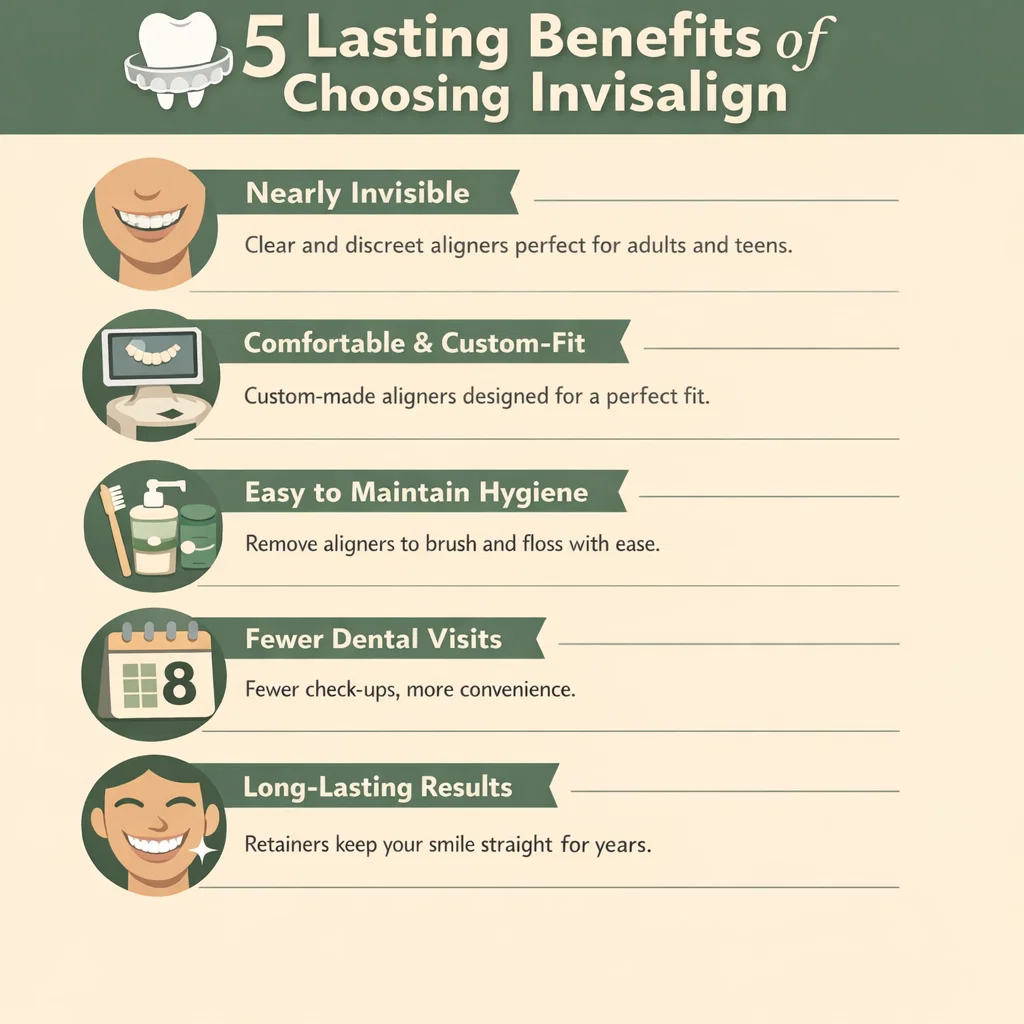 5 lasting benefits of choosing invisalign