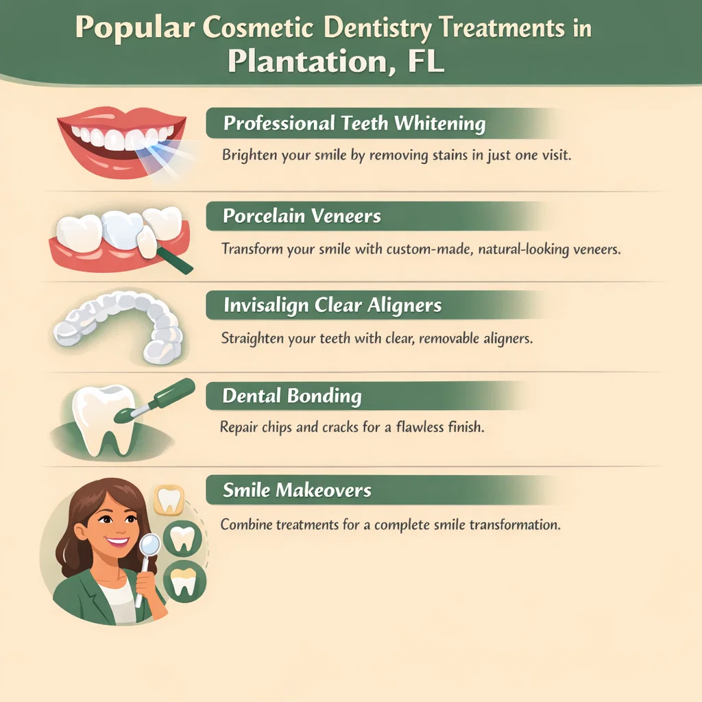 popular cosmetic dentistry treatments